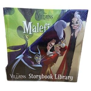 Disney Villains Storybook Library FIVE Book Set - 2017 Disney Press